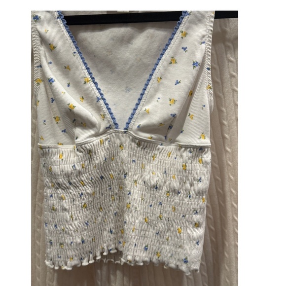 Rouje - Pearl Mini Fleurs Top - Ecru w/mini flowers - Size US 2 (FR 36) - Picture 11 of 12